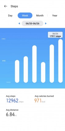 Weekly steps counting . Exercise logs . Sample workout data