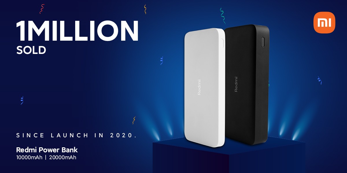 Xiaomi has sold 1 million Redmi-branded power banks (10,000 and 20,000 mAh)