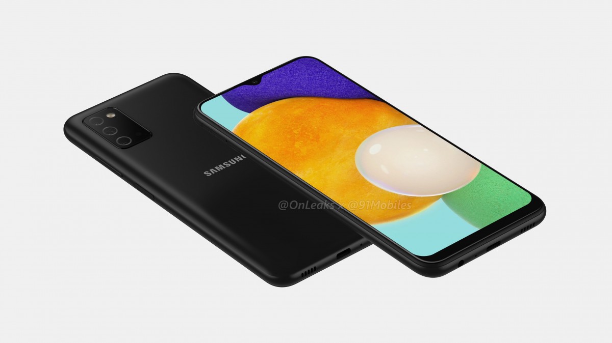 Samsung Galaxy A03s vazou renderização