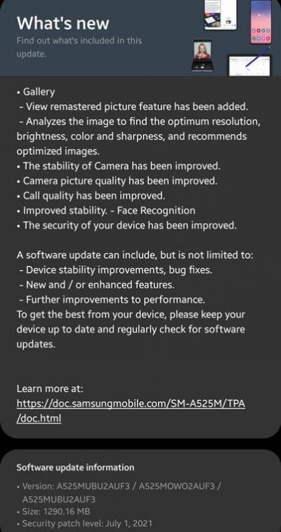 Samsung Galaxy A52 and A72 get major updates improving camera quality