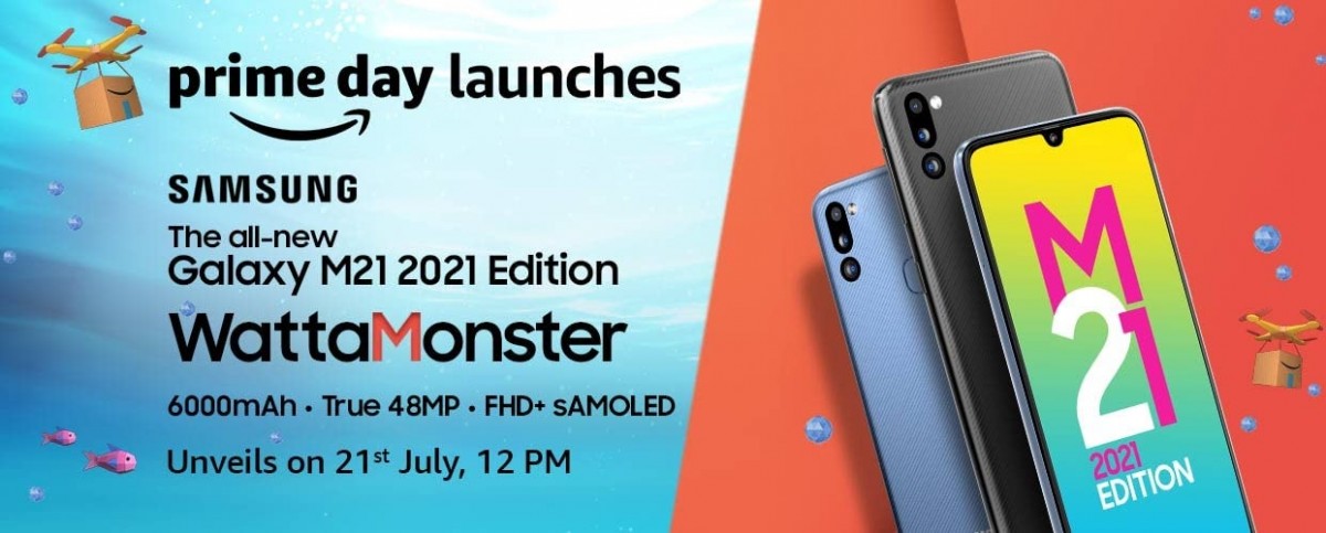 Samsung Galaxy M21 2021 Edition is arriving on July 21, design and specs revealed