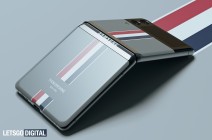 Representaciones especulativas del Samsung Galaxy Z Flip3 edición Thom Browne