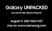 Samsung will unveil the Z Fold3, Z Flip3, Buds2 and Watch4 on August 11