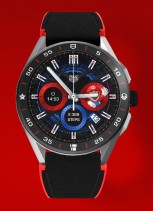 Different Super Mario-themed watch faces