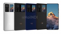 Xiaomi Mi Mix 4 renders showing a secondary display on the back