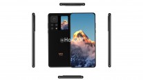 Xiaomi Mi Mix 4 renders showing a secondary display on the back
