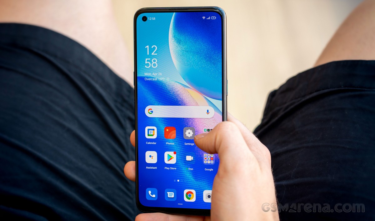 Oppo Reno5 5G running Color OS 11