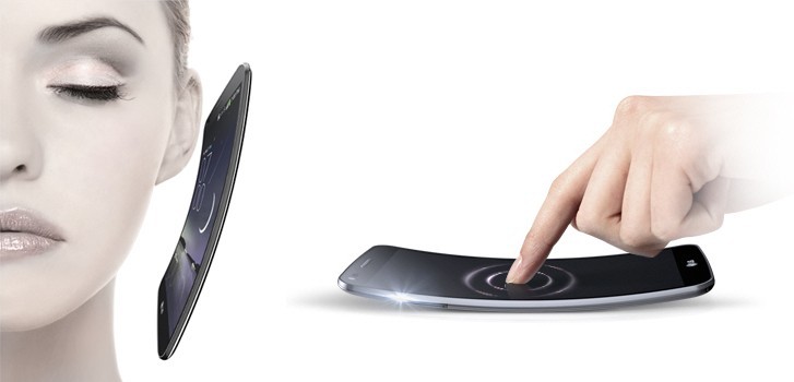 LG developed a curved, flexible display and battery for the G Flex