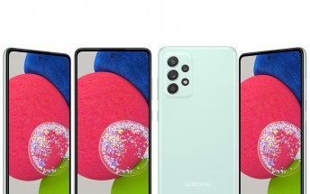 Samsung Galaxy A52s 5G smiles for the camera in leaked renders
