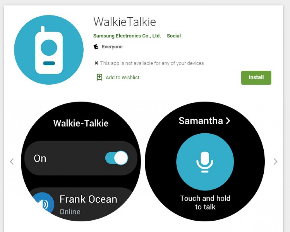 Samsung Galaxy Watch4 and Watch4 Classic get walkie-talkie app