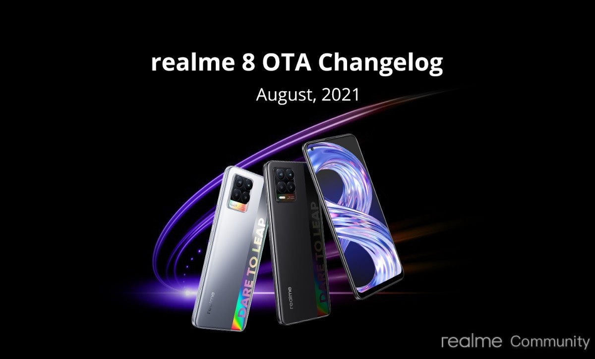 Realme 8 gets Dynamic RAM Expansion with new update, 8 Pro will get it too