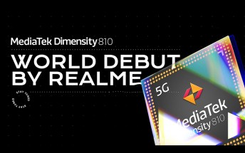 Realme confirms it's bringing the first Dimensity 810 smartphone