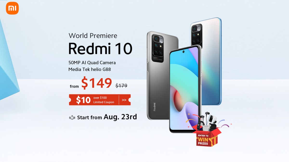 Redmi 10 is now available globally through AliExpress