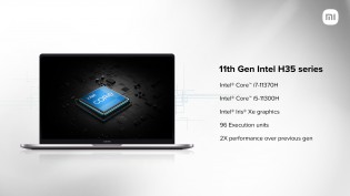 Mi Notebook Ultra comes with 11th Gen Intel CPU, up to 16GB RAM, and 512GB SSD