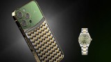 Caviar iPhone 13 Olive Rays, inspired by the Rolex Datejust