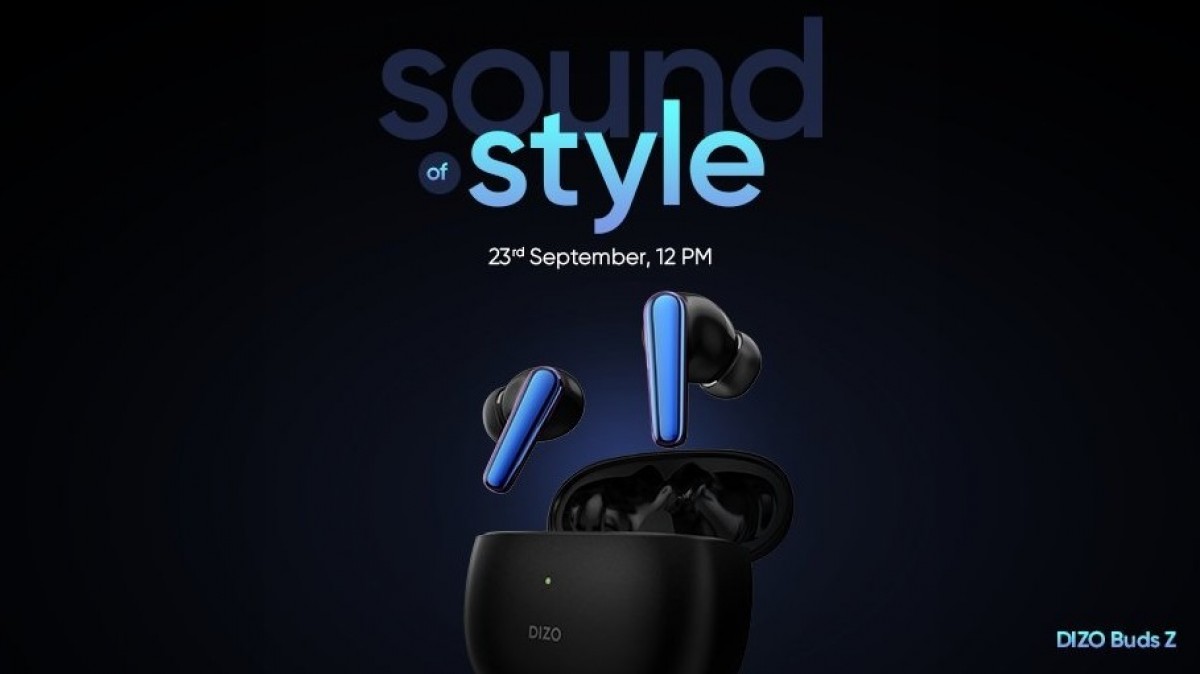 DIZO Buds Z TWS earphones are coming on September 23, design and features revealed