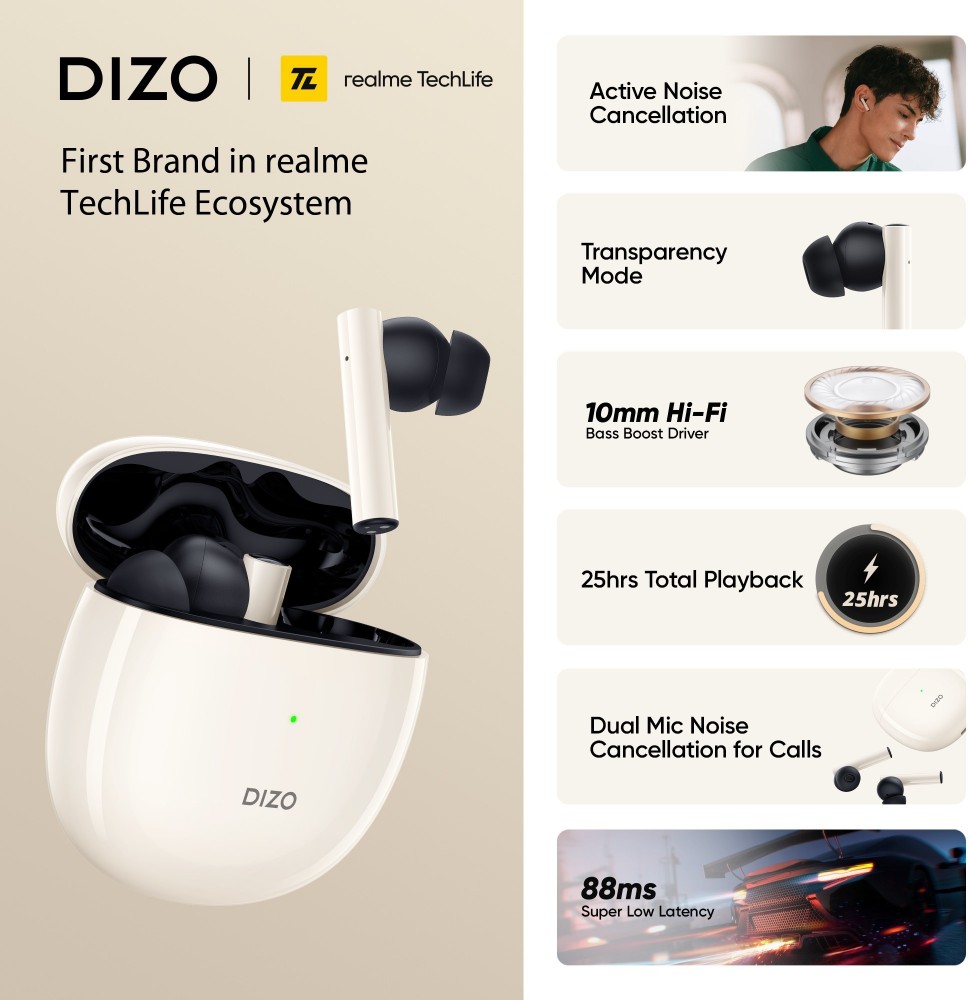 realme dizo go pods