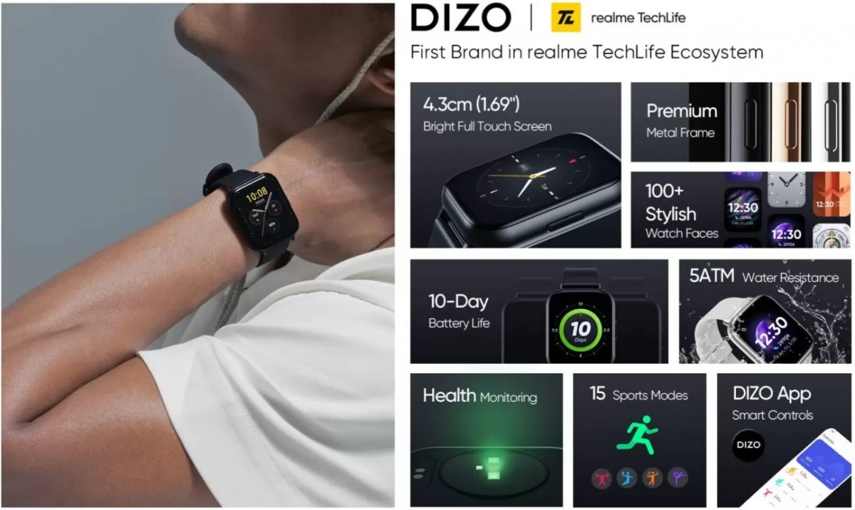 DIZO Watch 2 and Watch Pro are coming to India with large displays, long battery lives