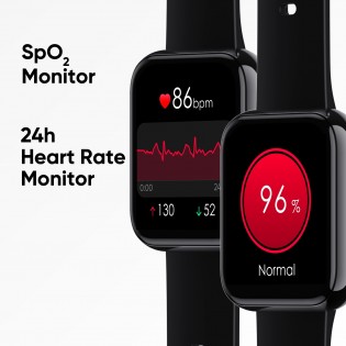 Heart rate and SpO2 sensors