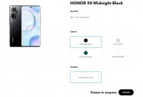 Le Honor 50 est déjà répertorié sur hihonor.com dans plusieurs pays européens