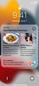 Nouveau dans iOS 15 : notifications repensées