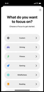 New in iOS 15: Focus