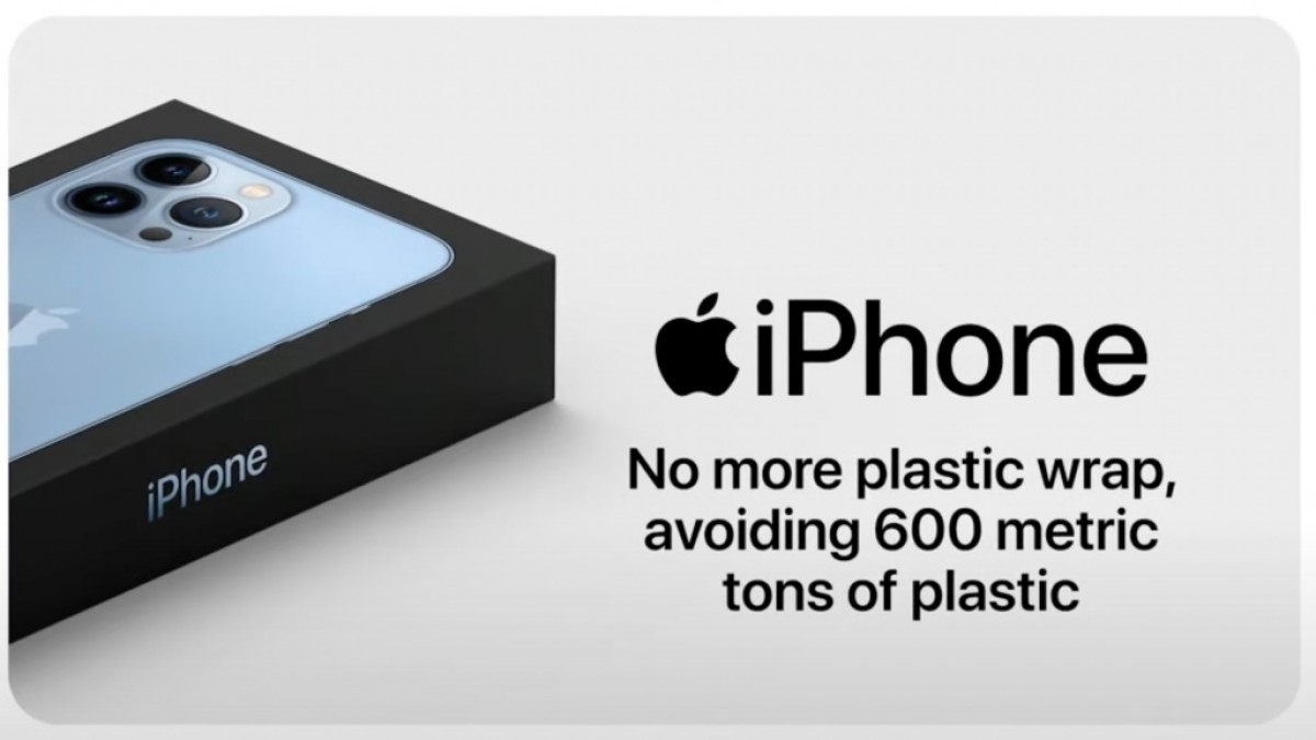 Here is the plastic wrap-free iPhone 13 series box