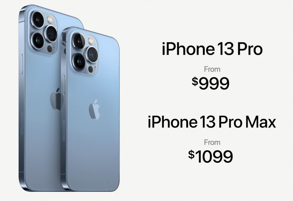 iPhone 13 Pro and Pro Max have 120 Hz displays, 3x telephoto cameras, 1 TB storage option