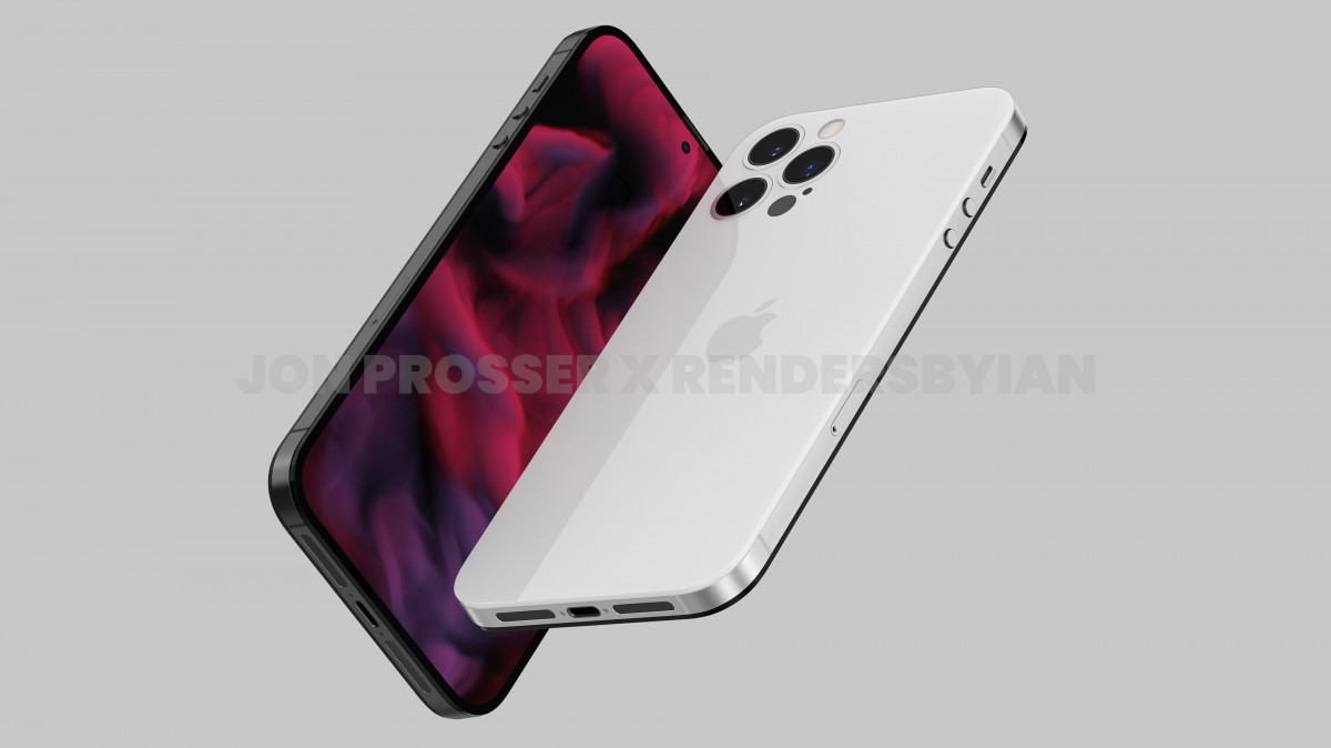 Apple's Iphone 14 Pro Max Leaks In Renders Demonstrating No Notch And