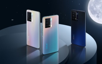 Official iQOO Z5 images show three colorways, first 64MP camera samples posted