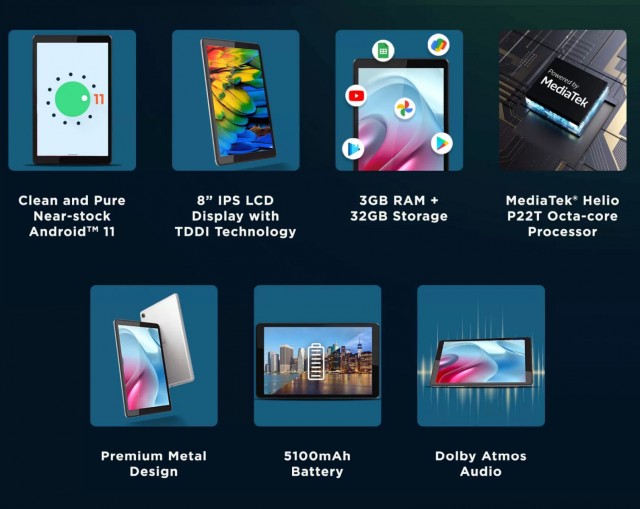 Moto Tab G20 key features