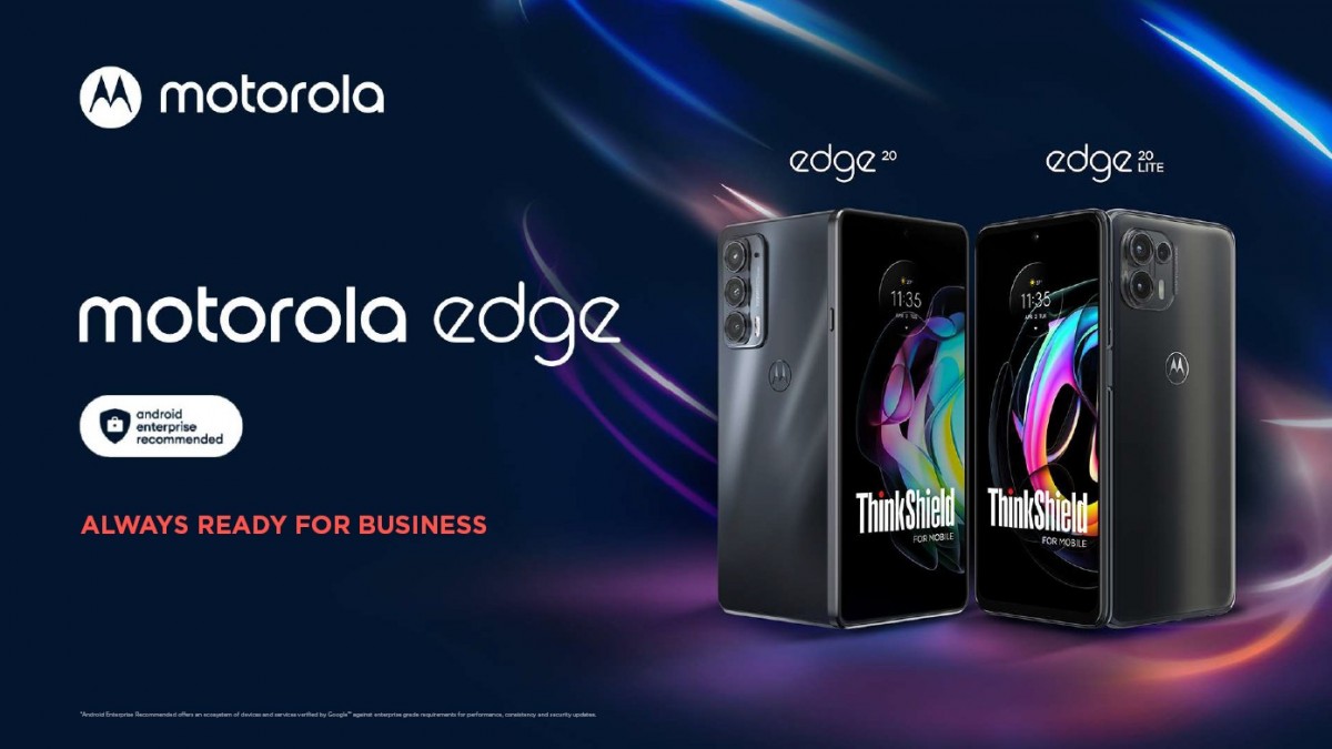 Motorola ra mắt phiên bản Business Edition của Edge 20 và Edge 20 Lite