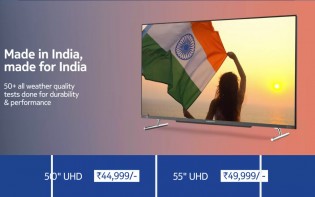 QLED models are 5,000 INR more expensive, but have better screens