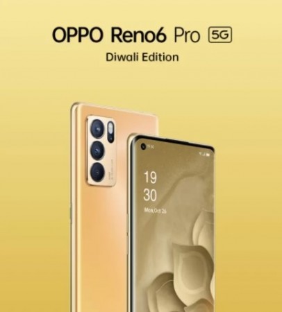 Oppo Reno6 Pro 5G Diwali Edition's launch set for September 27, Enco Buds Blue variant will tag along