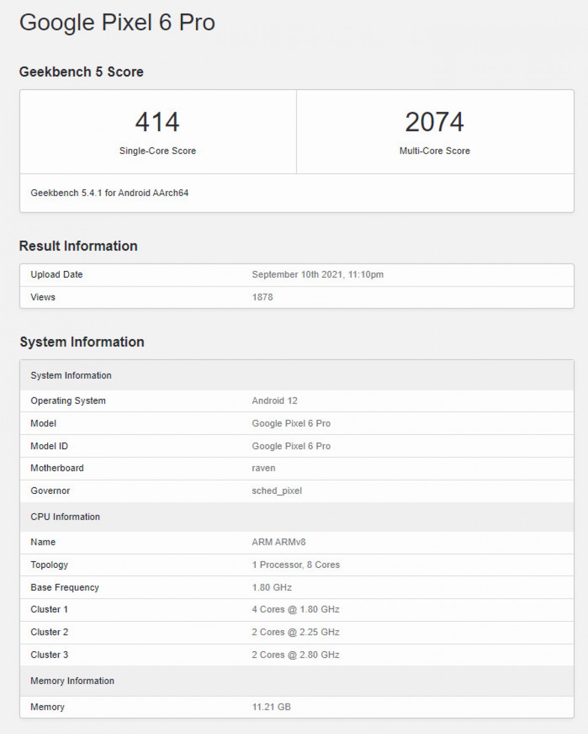 Google Pixel 6 Pro pops up on Geekbench, reveals its Tensor SoC