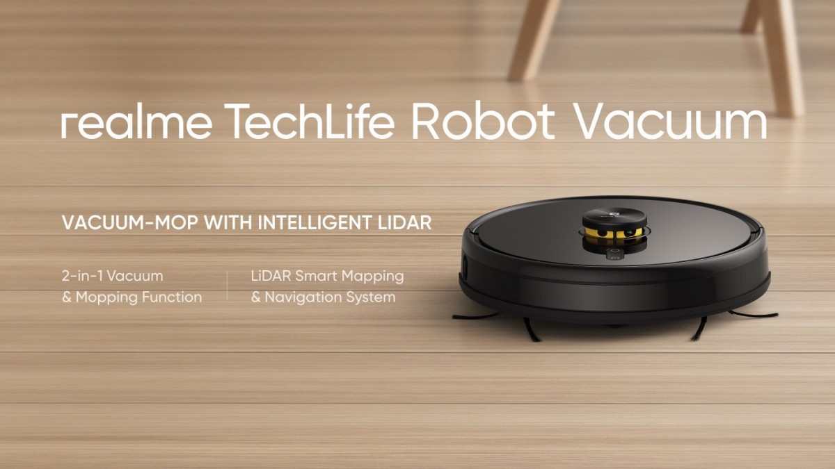 Realme TechLife Air Purifier and Vacuum Cleaners launching on September 30 in India