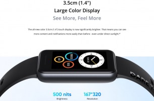 Realme Band 2 features a 1.4\