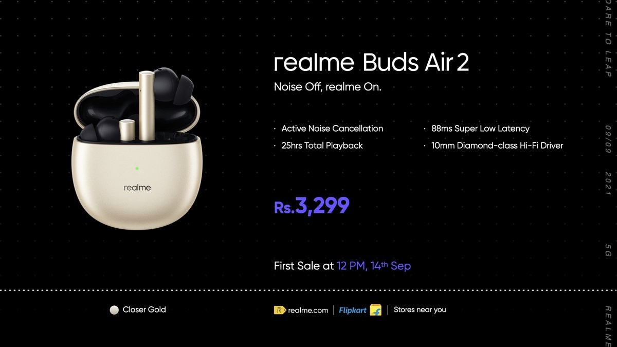 Realme unveils two portable Bluetooth speakers and a Gold color for the Realme Buds Air 2