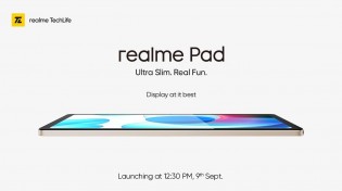 Realme Pad is built around a 10.4\