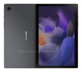 Samsung Galaxy Tab A8 10.5 (2021) renders by @OnLeaks