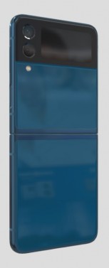 Samsung Galaxy Z Flip3 5G in Navy Blue (unofficial render)