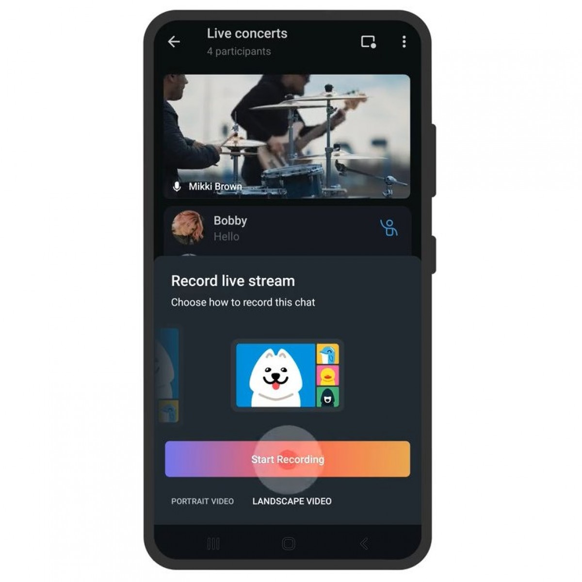 Telegram update adds chat themes, interactive emoji, and read receipts in groups