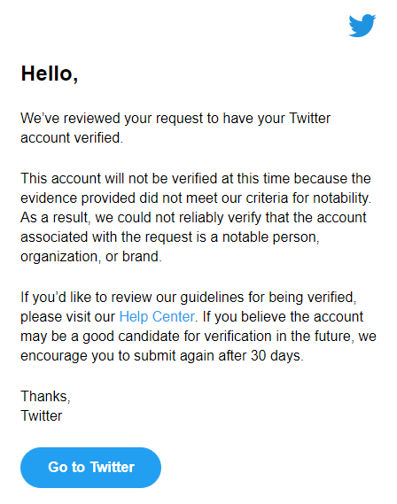 How to Verify Twitter Account