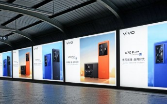 vivo X70 Pro+ appears in posters, shows out three colors