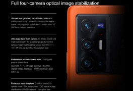 Detalles de la pantalla y la cámara del Vivo X70 Pro +