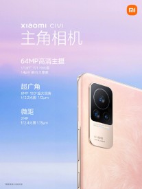 64+8+2 MP camera on the back