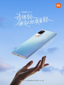 Les affiches teaser officielles de Xiaomi Civi