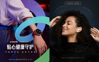 Xiaomi Watch Color 2 unveiled with third-party app, new TWS buds with spatial audio also launch