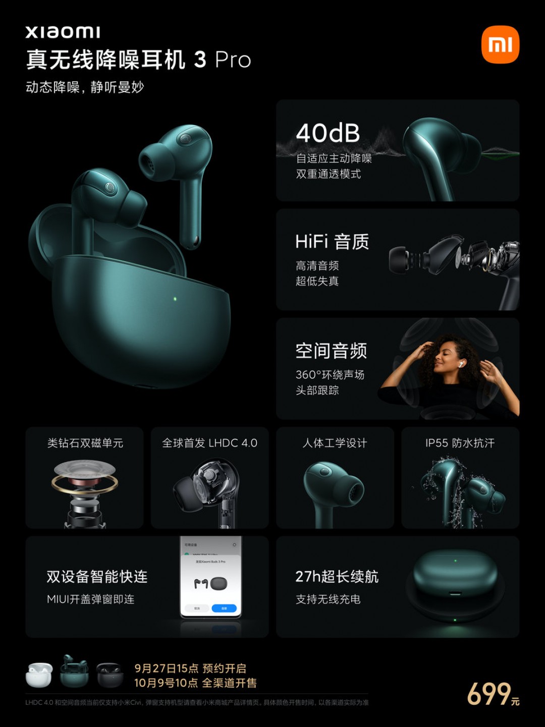 Xiaomi Watch 2 unveiled with third-party app, new TWS headset with 40 dB noise cancelling also launches