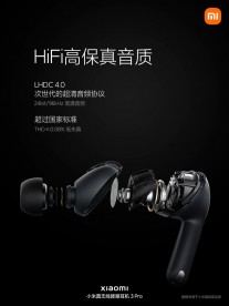 Xiaomi TWS Earphones 3 Pro: LHDC codec support